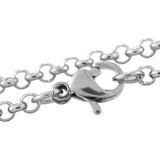 Stainless Steel Chain  Silver Tone Link Cable Chain With Lobster Clasp appr 26in