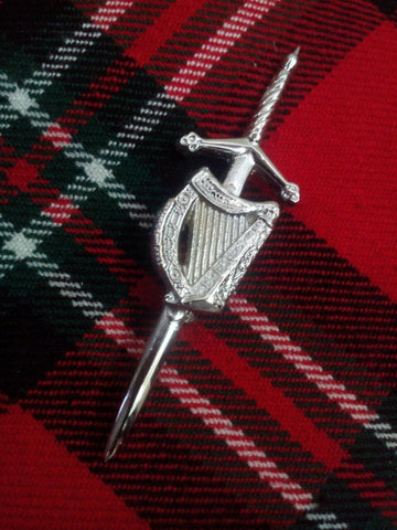 Irish Harp Kilt Pin