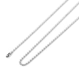 Stainless Steel 30 Inch 1.5mm Ball Link Neck Chain Necklace