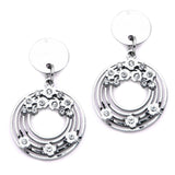 Women's Stainless Steel Multi-Circle Dangle Stud