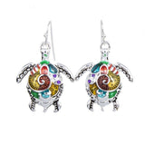 Multi-color Earrings Horse, Elephant, Turtle, Crab, Butterfly, Dolphin, Starfish