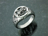 l,316L Stainless Steel Welsh Dragon Ring Sz 9-13