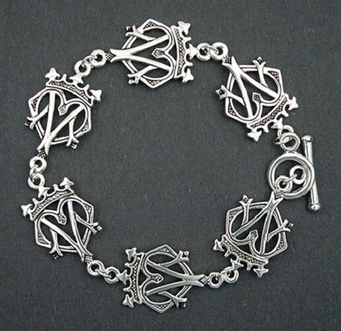 Pewter Celtic Bold Scottish Luckenbooth Bracelet