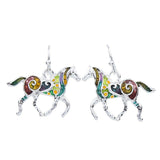 Multi-color Earrings Horse, Elephant, Turtle, Crab, Butterfly, Dolphin, Starfish