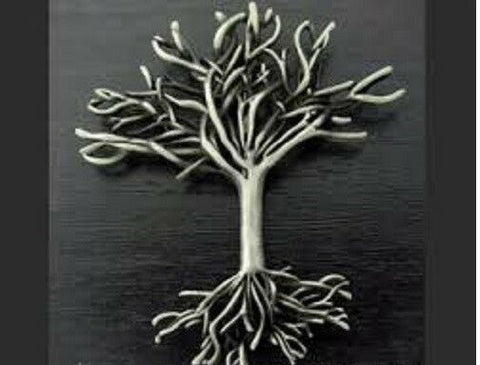Pewter Celtic Large Tree of life Kilt Pin Brooch
