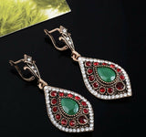 Turkish Style Rose Gold Plated Earrings