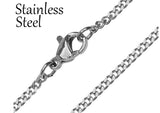 Stainless Steel 24 Inch 2 mm Cuban Curb Chain