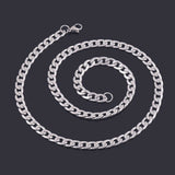 Stainless Steel 20 Inch 3 mm Cuban Curb Chain