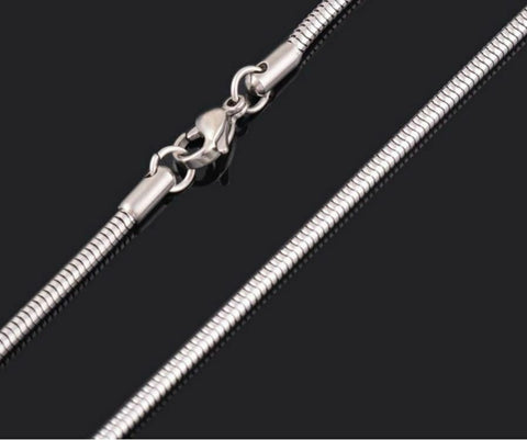 Stainless Steel 20 in 4.2mm Snake Chain with lobster clasp