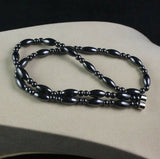 55 cm (21.65 in) Magnetic Hematite Necklace with Magnetic clasp