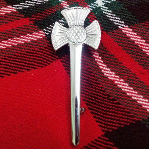 Scottish highland modern thistle Kilt Pin