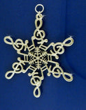 Pewter Music Note SnowWonders Snowflake