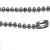 Stainless Steel 20 Inch 2mm Ball Link Neck Chain Necklace