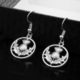 Celtic  Scottish Thistle  Earrings