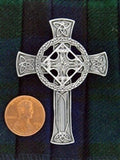 Pewter High Cross Pin/Pendant