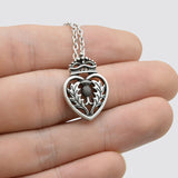 Celtic Luckenbooth Pendant with 16 inch plus 2 in chain
