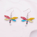 Multi-color Earrings Horse, Elephant, Turtle, Crab, Butterfly, Dolphin, Starfish
